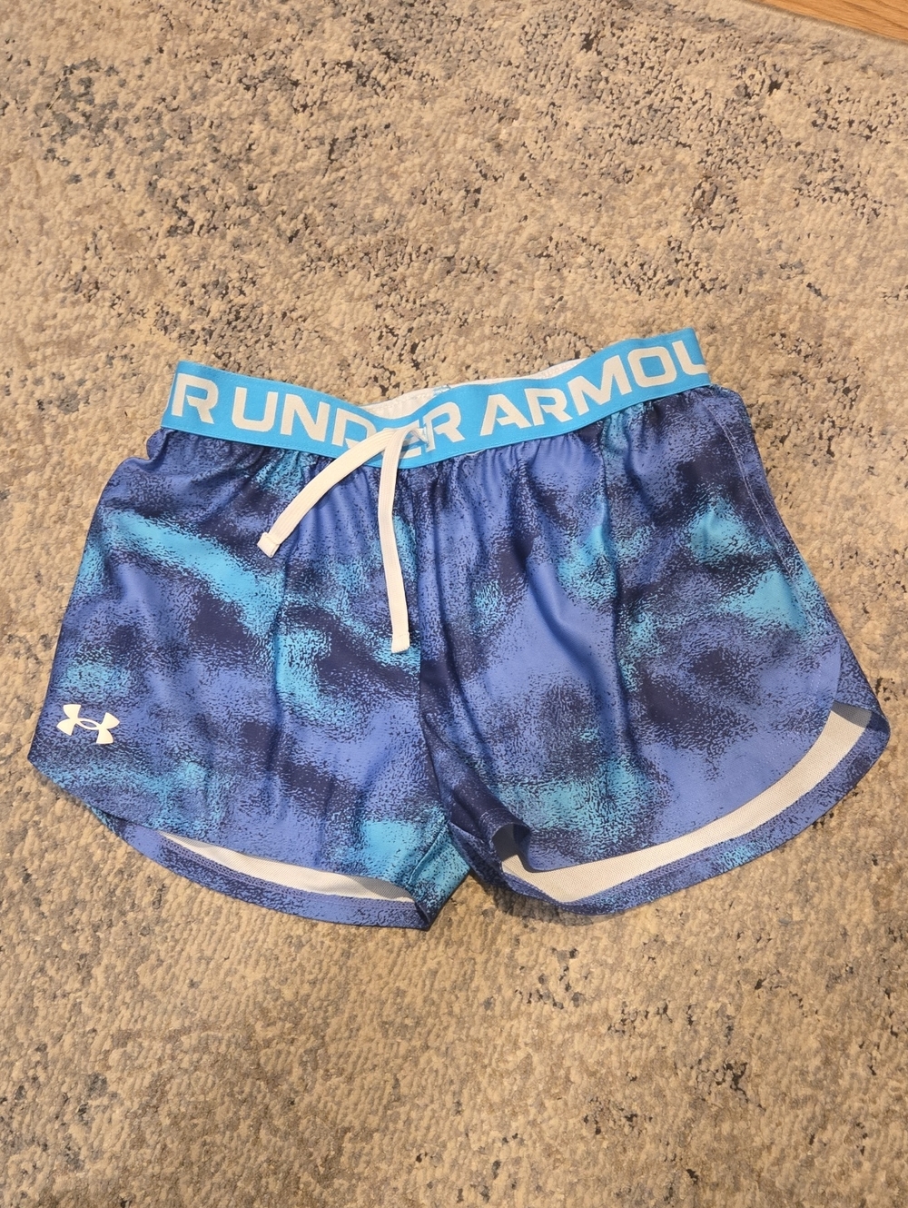 Under Armour Youth Large Blue Performance Running Shorts